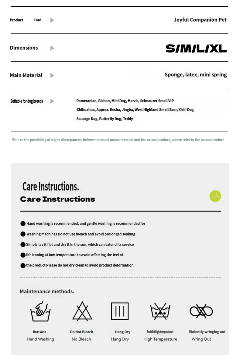 Orthopedic Dog Bed for Senior & Disabled Pets